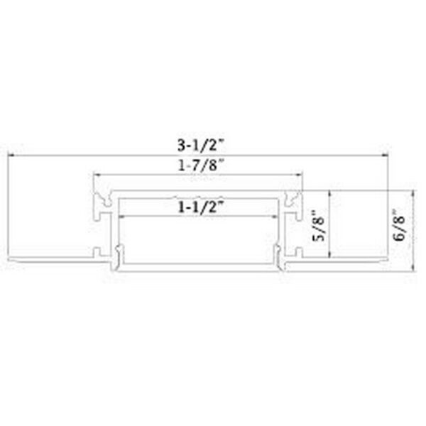 ALP6081R Trimless LED Aluminum Profile with PC opal cover InfiGreen Lighting - Image 2
