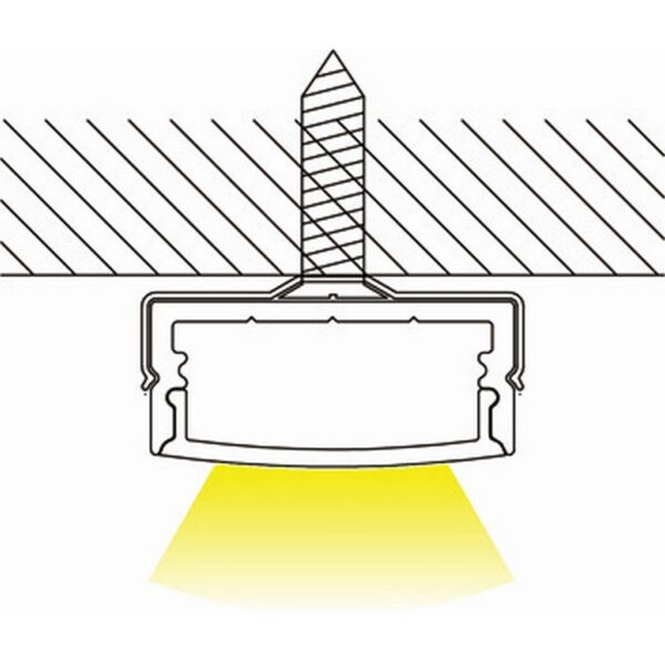 ALP6014 Aluminum LED Profile with PC opal cover Surface Mounted InfiGreen Lighting - Image 4