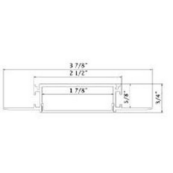 ALP6083R Trimless LED Aluminum Profile with PC opal cover InfiGreen Lighting - Image 2