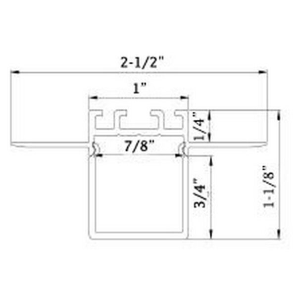 ALP6110S Trimless LED Aluminum Profile with Square PC opal cover InfiGreen Lighting - Image 2