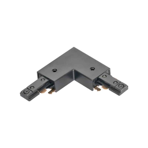H1 Track Adjustable I-/L-Connector w Power Feed BK