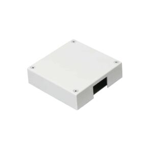 H1 Track T-Bar Outlet Box Housing WH