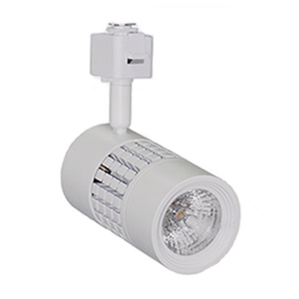 IG TR004 15W 50K 3 Wire Round LED H Type Track Head Lighting Dimmable 1226 lm Black 5000K InfiGreen Lighting