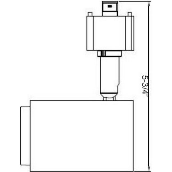 IG-TR017-10W-30k 3-Wire Round LED H-Type Track Head Lighting Dimmable 780Lm (White 3000K) InfiGreen Lighting - Image 4